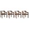 Italian Modern Carimate Chairs attributed to Vico Magistretti for Cassina, 1970s, Set of 4, Image 1