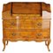 Antique Slanted Flap Secretary in Walnut Veneer, Image 1