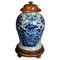 Jarrón de mesa asiático grande de porcelana, siglo XX, Imagen 1