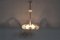 Mid-Century Murano Glass and Brass Chandelier by Barovier & Toso, Italy, 1930s 13