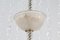 Lámpara de araña Mid-Century de cristal de Murano y latón de Barovier & Toso, Italia, años 30, Imagen 10