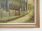 Scandinavian Artist, The Road to the Forest, 1960s, Oil on Canvas, Framed 4