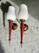 French Neoclassical Wall Sconces in the style of Maison Arlus, Set of 2 11
