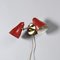Wandlampe aus Metall & Messing von Stilux Milano, 1950er 6
