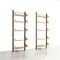 Feal Bookcases with Adjustable Shelves, Italy, 1960s, Set of 2 1