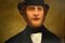 Viktorianischer Künstler, Porträt eines Gentleman, 1860, Öl auf Leinwand, gerahmt 7