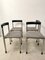 Italian in Metal and Wood Italian Chairs, 1980, Set of 4 7