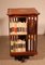 Revolving Bookcase in Mahogany and Inlays, 19th Century, Image 10