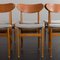 Mid-Century Danish Teak and Oak Chairs in Grey Wool from Farstrup Møbler, 1960s, Set of 6 2
