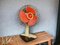 Ventilador de aire eléctrico industrial portátil de plástico naranja, Portugal, años 80, Imagen 2