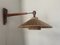 Tell Teck Telege and Vintage Temde Leuchten Design 1960s Teak and Brass Wall Light 2