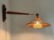 Tell Teck Telege and Vintage Temde Leuchten Design 1960er Teak & Messing Wandlampe 3