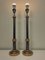 Wood and Faux Leather Table Lamps, 1980s, Set of 2 3