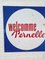 Tienda de carteles de doble cara Welcomme Pernell, Francia, años 60, Imagen 13