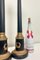 Regency Tischlampen im Empire-Stil in Schwarz & Gold, 1970er, 2er Set 8