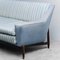 4-Sitzer Sofa aus Stoff und Holz, 60er, 1960er 2