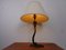 Lámpara de mesa Snake Bonze Art Déco, Francia, años 20, Imagen 2