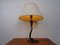 Lámpara de mesa Snake Bonze Art Déco, Francia, años 20, Imagen 3