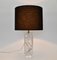Crystal Table Lamp with Bubbles attributed to Kosta Boda, Sweden, Image 3