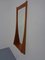 Large Danish Teak Mirror with Shelf by Pedersen & Hansen for Viby, 1960s 4