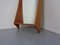 Large Danish Teak Mirror with Shelf by Pedersen & Hansen for Viby, 1960s 12