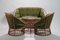 Sofa und zwei Sessel von Audoux & Minet, 1950er 1