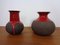 Danish Lava Ceramic Vases by Lehmann, 1960s, Set of 2 1