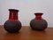 Danish Lava Ceramic Vases by Lehmann, 1960s, Set of 2 3