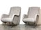 Lounge Chairs attributed to Aldo Morbelli for ISA Bergamo, Italy, 1950s, Set of 2 3