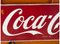 Coca Cola Werbeschild, Italien, 1950er 5