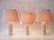 Lampes de Bureau Mid-Century Modernes en Travertin, Italie, 1960s, Set de 3 4