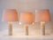 Mid-Century Modern Travertine Table Lamps, Italy, 1960s, Set of 3 4