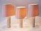 Lampes de Bureau Mid-Century Modernes en Travertin, Italie, 1960s, Set de 3 11