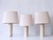 Mid-Century Modern Travertine Table Lamps, Italy, 1960s, Set of 3 3