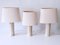 Mid-Century Modern Travertine Table Lamps, Italy, 1960s, Set of 3 6