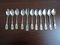 Silvered Coffee Cutlery with Rose Pattern, Germany, 1970s, Set of 28, Image 5