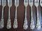 Silvered Coffee Cutlery with Rose Pattern, Germany, 1970s, Set of 28, Image 4