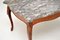 French Coffee Table with Marble Top, 1930s, Image 5