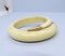 Vintage Elfenbein Armband aus Gelbgold, Frankreich, 1990er 11