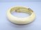 Vintage Elfenbein Armband aus Gelbgold, Frankreich, 1990er 13