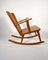 Scandinavian Pine Rocking Chair by Göran Malmvall for Svensk Fur, 1950s 4