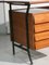 Danish Style Desk in Wood and Steel, Italy, 1960s, Image 8