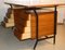 Danish Style Desk in Wood and Steel, Italy, 1960s, Image 3