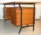 Danish Style Desk in Wood and Steel, Italy, 1960s 4