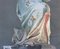 Antique Plaster Sculpture of Praying Woman, 1890s 11