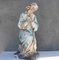 Antike Skulptur einer betenden Frau aus Gips, 1890er 1