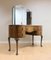 Antique Art Deco Dressing Table with Trifold Mirrors & Queen Ann Legs 5