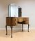 Antique Art Deco Dressing Table with Trifold Mirrors & Queen Ann Legs, Image 5