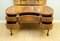 Antique Art Deco Dressing Table with Trifold Mirrors & Queen Ann Legs 7