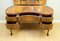 Antique Art Deco Dressing Table with Trifold Mirrors & Queen Ann Legs, Image 7